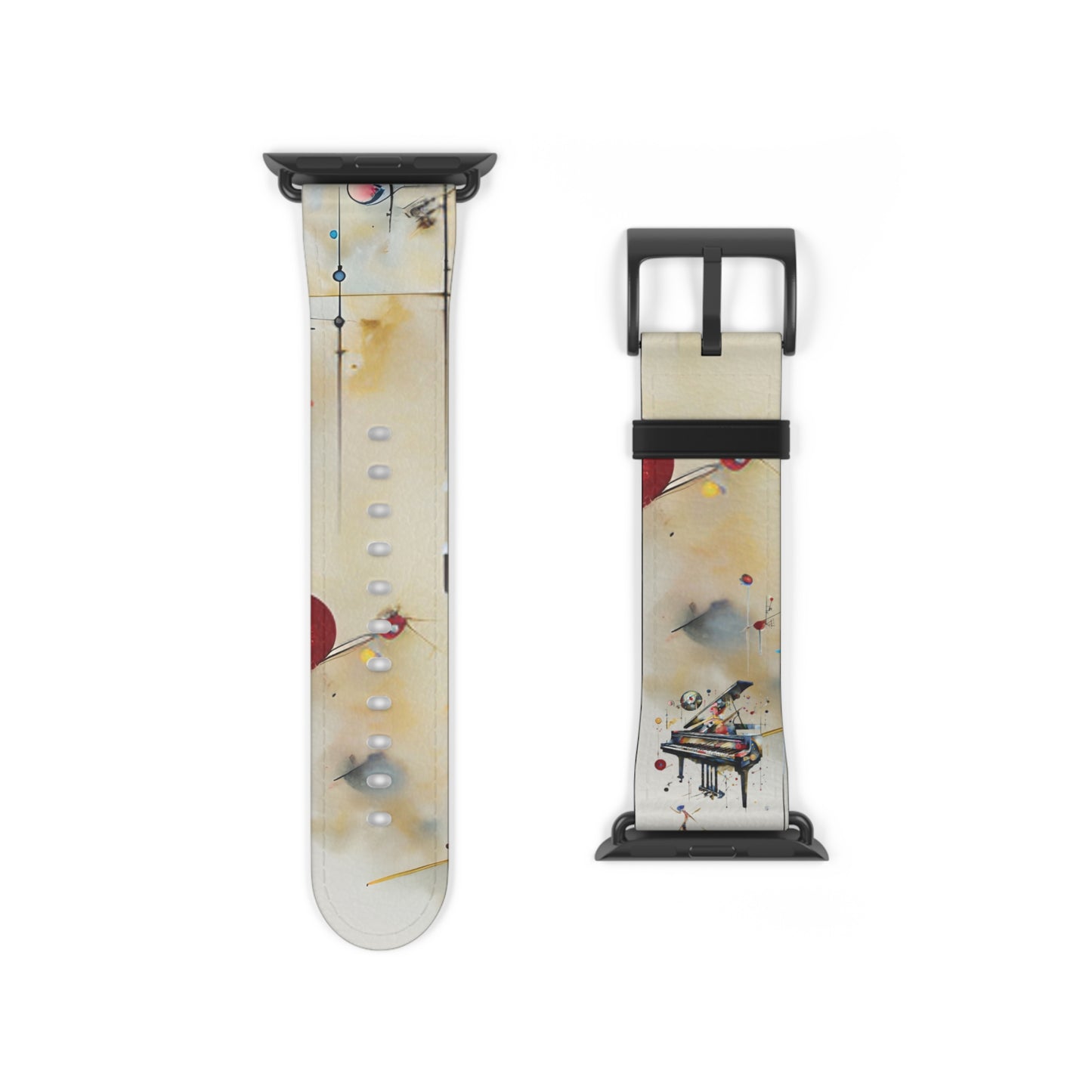 Keys of Imagination Apple Watch Band Strap - Grand Piano Artistic Music Strap