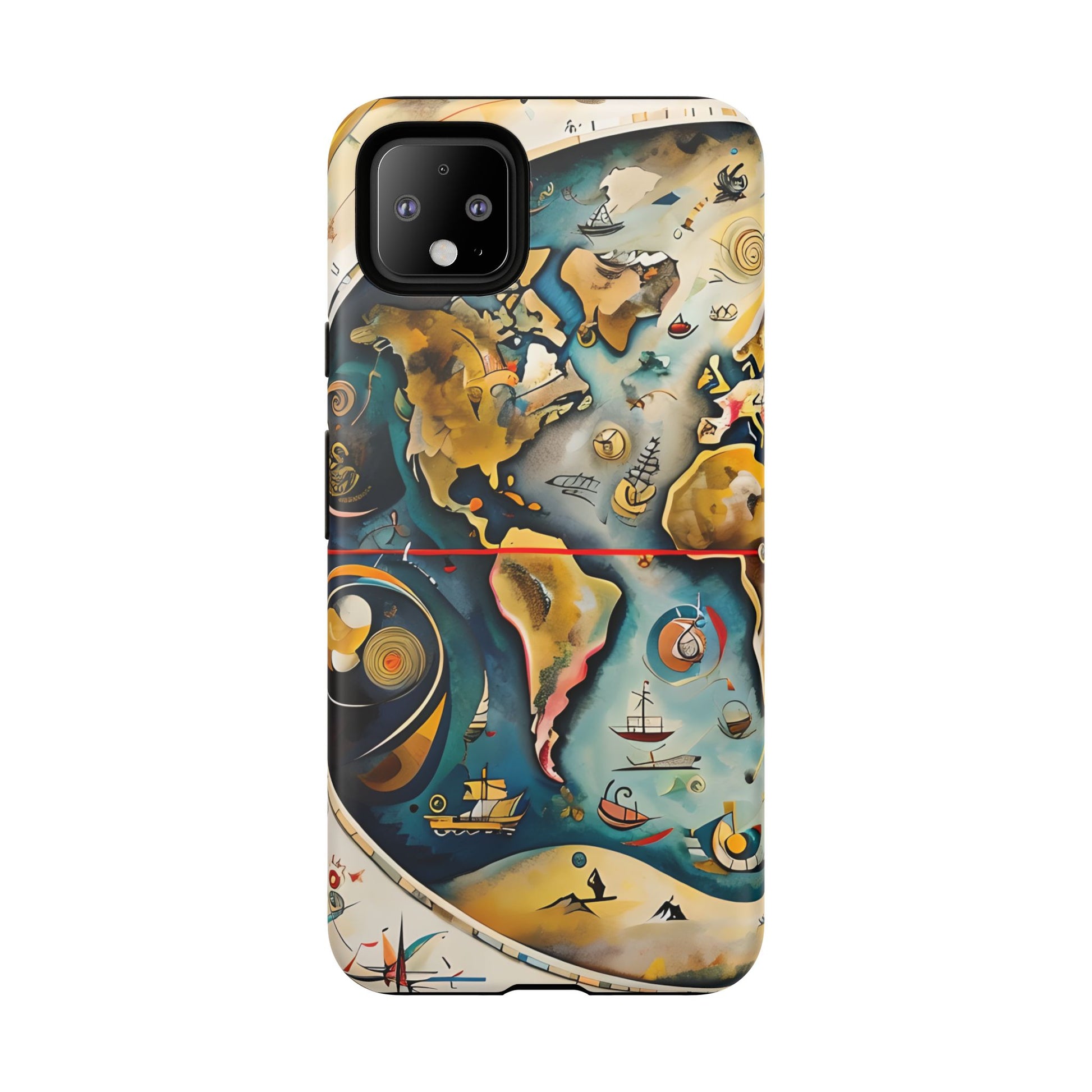 Celestial Map Google Pixel 4XL Tough Case - Antique Star Chart Phone Cover