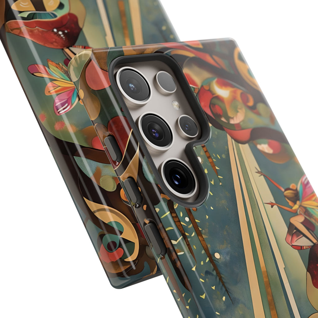 Enchanted Orchard Samsung Galaxy S24 Ultra Tough Case - Artistic Fairy Tale Phone Cover - Elegant Protective Fantasy Art Accessory