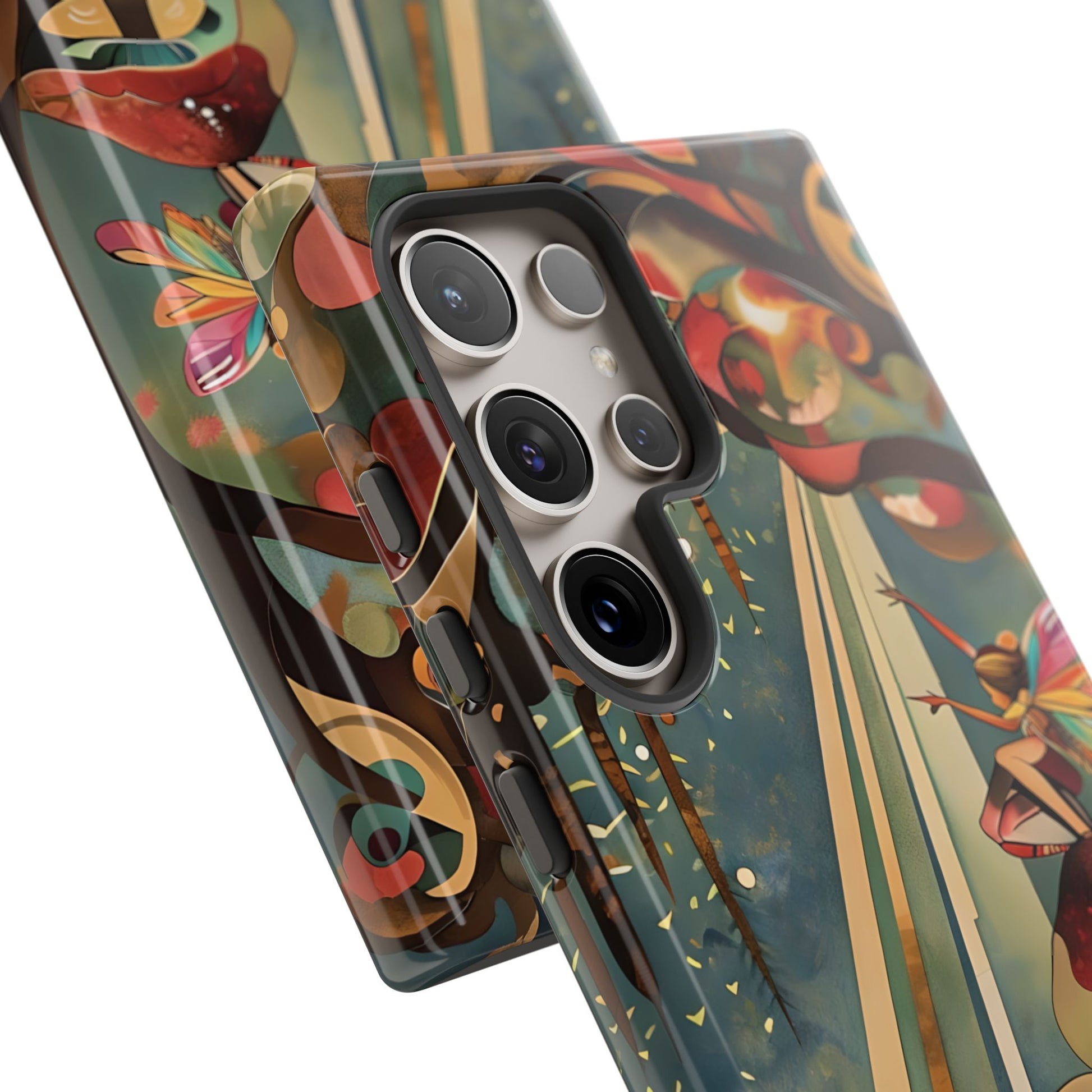 Enchanted Orchard Samsung Galaxy S24 Ultra Tough Case - Artistic Fairy Tale Phone Cover - Elegant Protective Fantasy Art Accessory