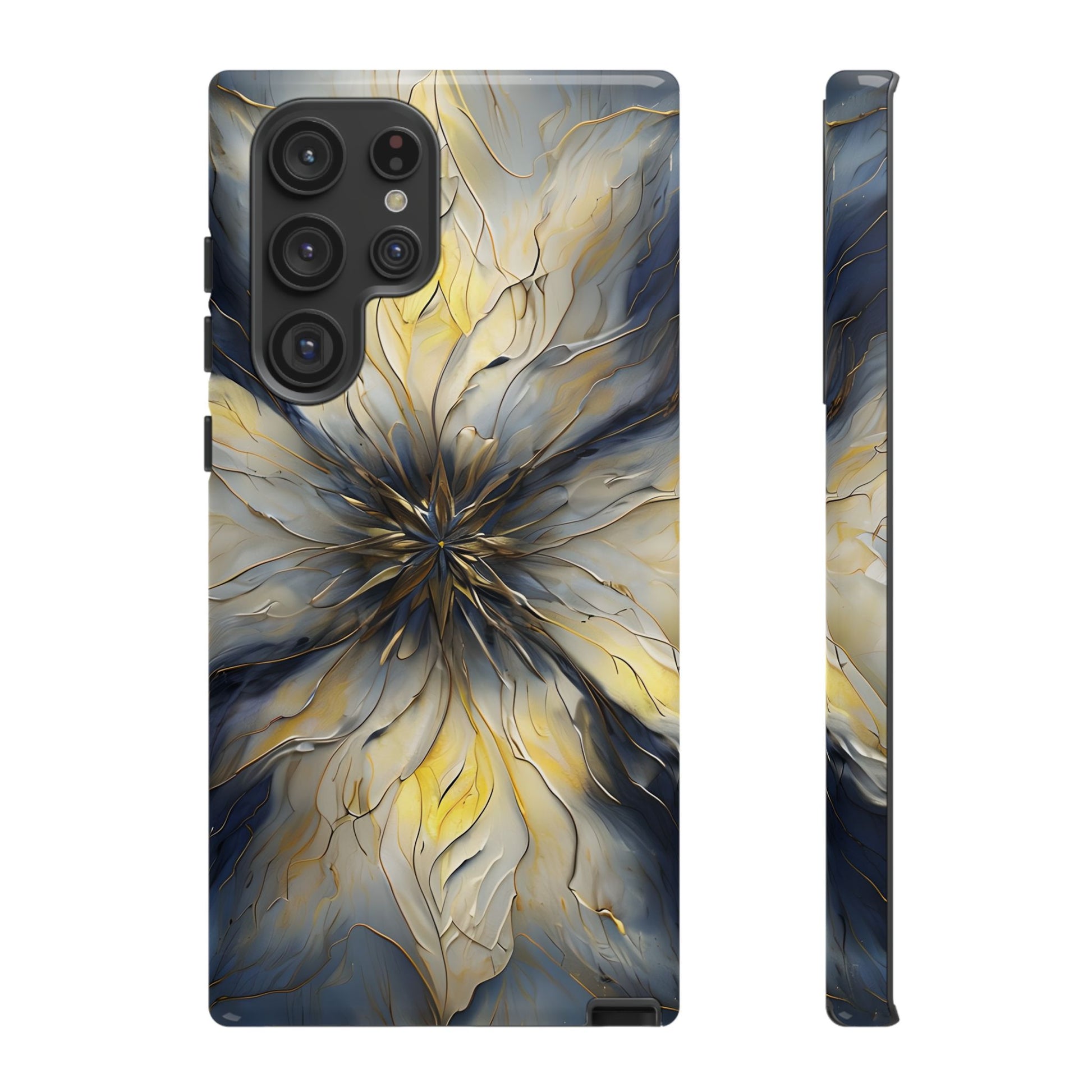 Luminous Petal Tough Case for Samsung Galaxy S22 Ultra - Premium Shockproof Designer Phone Cover