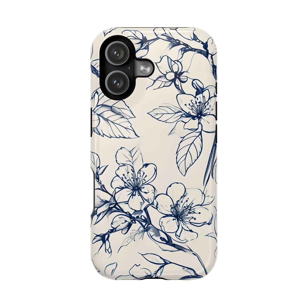 Blossom Sketch iPhone MagSafe Case
