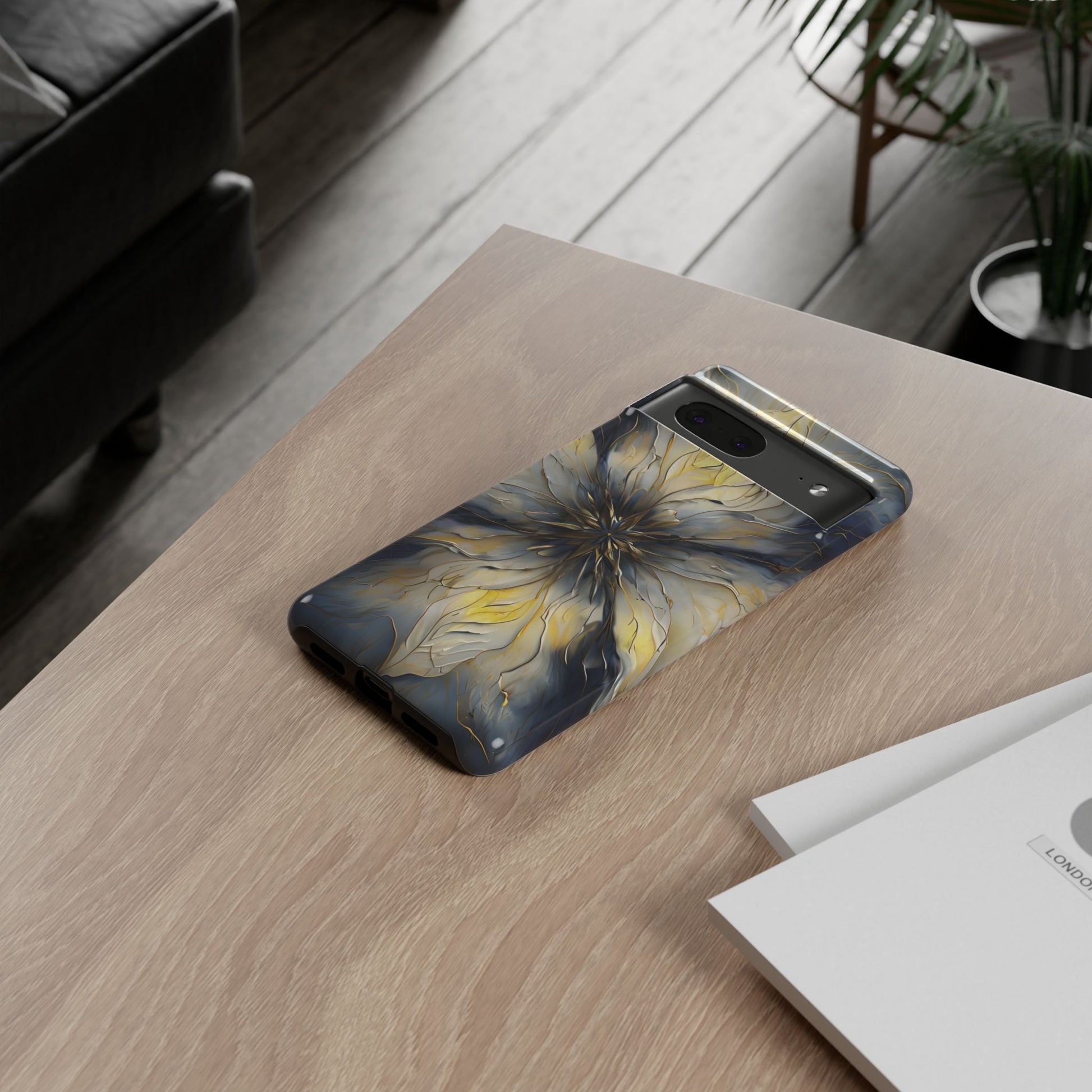 Luminous Petal Tough Case for Google Pixel 7 - Premium Artistic Shockproof Cover, Elegant Protective Phone Case