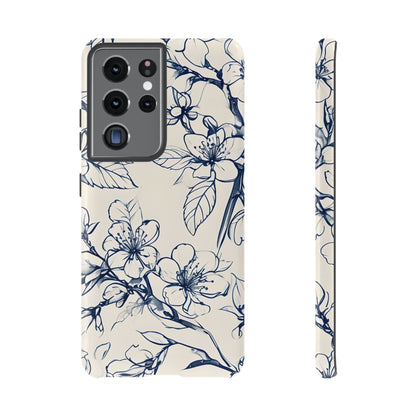 Blossom Sketch Samsung Galaxy Tough Case