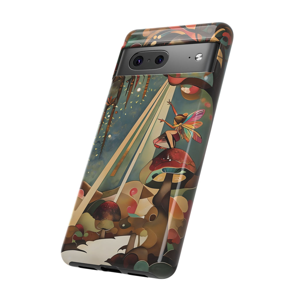Enchanted Orchard Google Pixel 7 Tough Case - Artistic Fairy Tale Phone Cover - Elegant Protective Fantasy Art Accessory