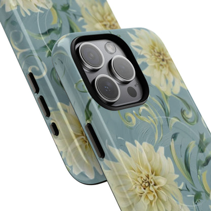Golden Dahlia Trio iPhone MagSafe Case