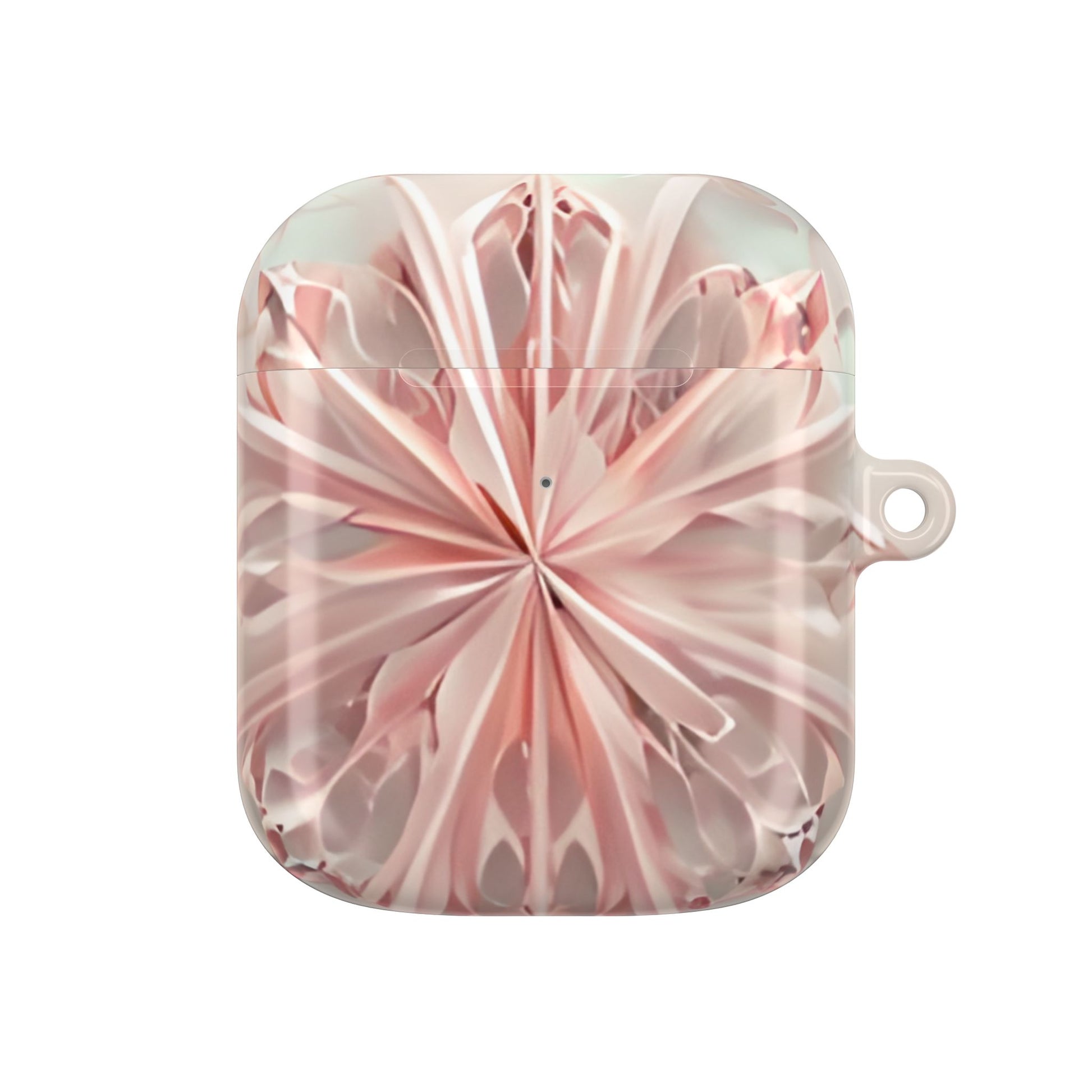 Blush Frost AirPod Case - Pink Snowflake Earbud Cover for Gen 1, 2, 3, Pro Gen 1 & 2