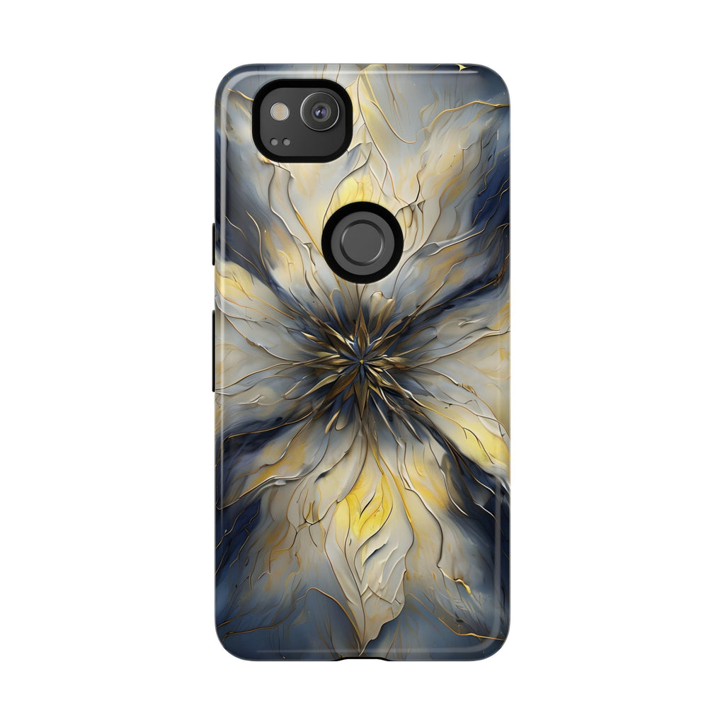 Luminous Petal Tough Case for Google Pixel 2 - Premium Artistic Shockproof Cover, Elegant Protective Phone Case