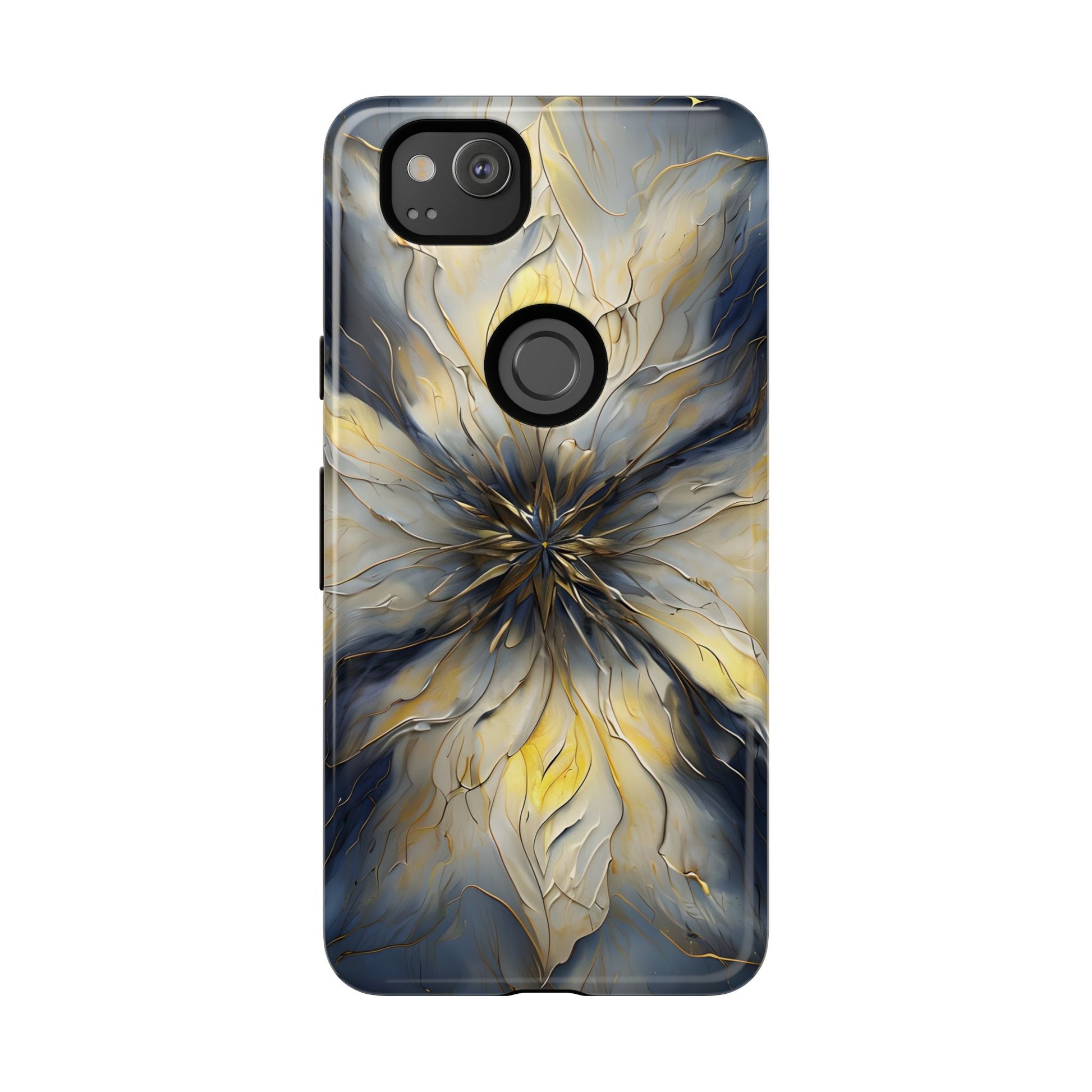 Luminous Petal Tough Case for Google Pixel 2 - Premium Artistic Shockproof Cover, Elegant Protective Phone Case