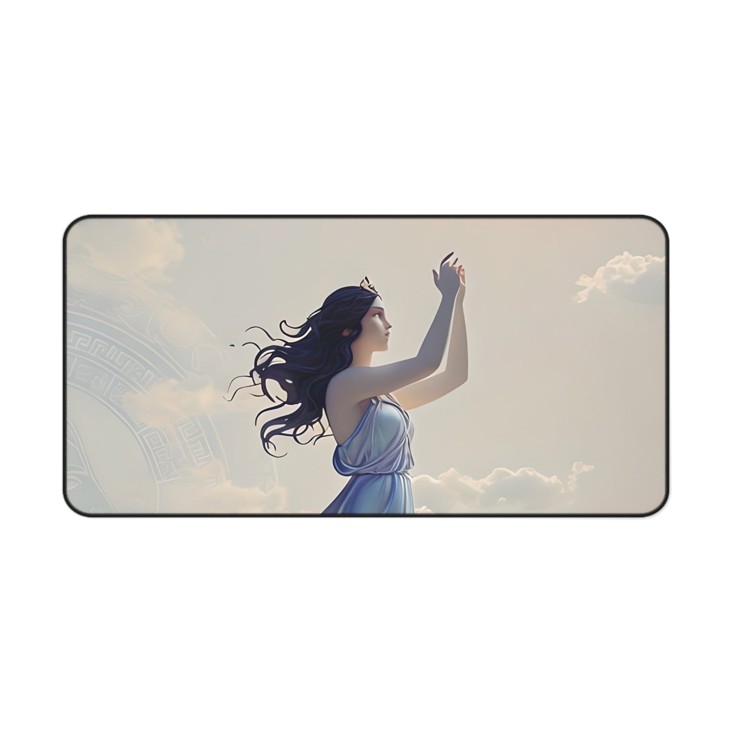 Moonlit Ascent Desk Mat - Premium Office Desk Pad, 3 Sizes Available, Artistic Workspace Protection