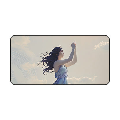 Moonlit Ascent Desk Mat - Premium Office Desk Pad, 3 Sizes Available, Artistic Workspace Protection