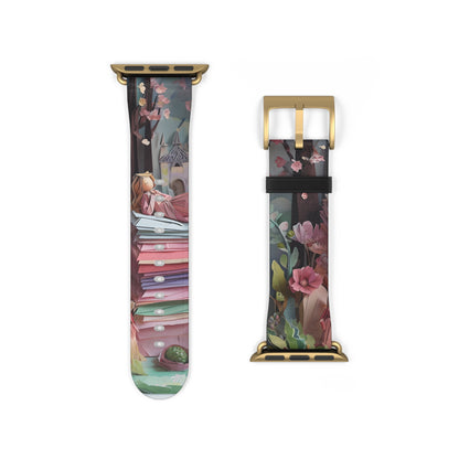 A Good Night's Sleep Apple Watch Band - Modern Floral Strap