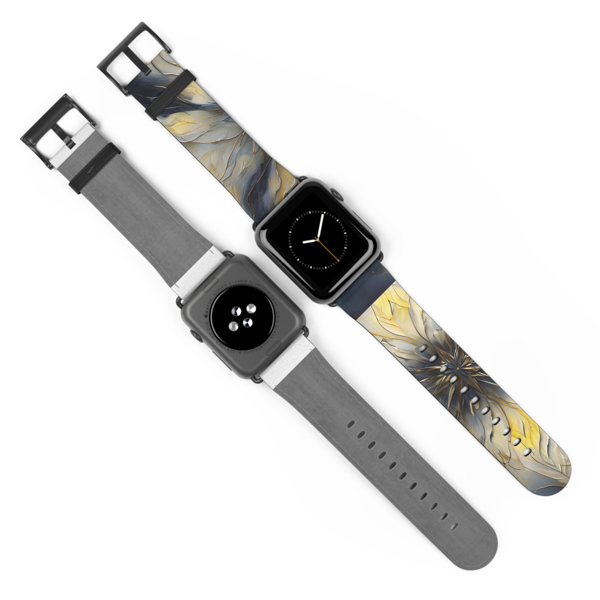 Luminous Petal Designer Watch Band - Artistic Nylon Strap for Apple Watch - Premium, Comfortable, Gift-Ready