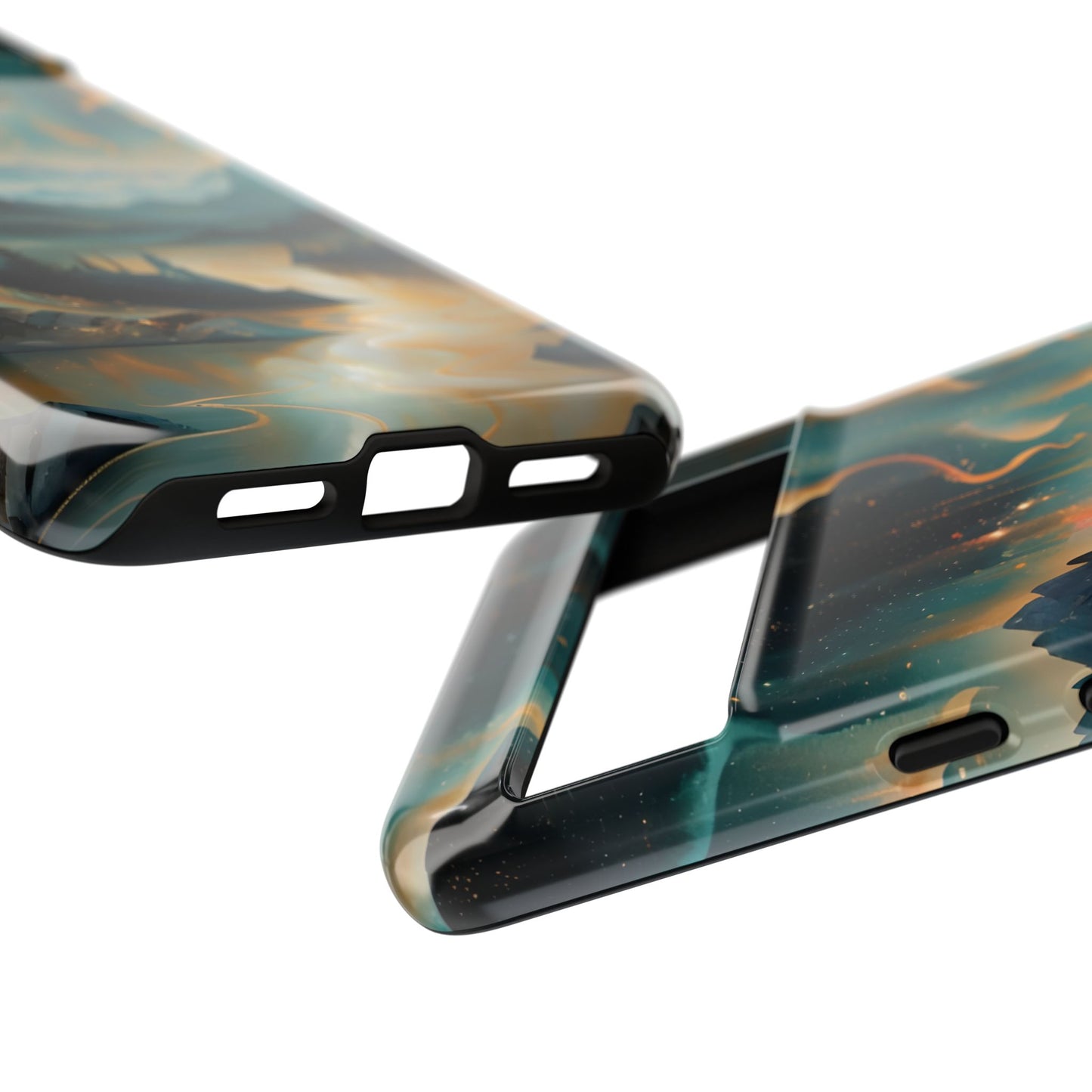 Aurora Dreamscape Tough Case for Google Pixel - Northern Lights Artistic Shockproof Cover, Elegant Protective Phone Case