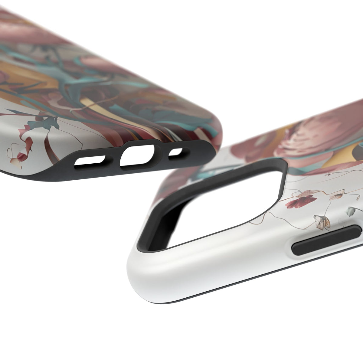 Blushing Peony Veil iPhone MagSafe Case
