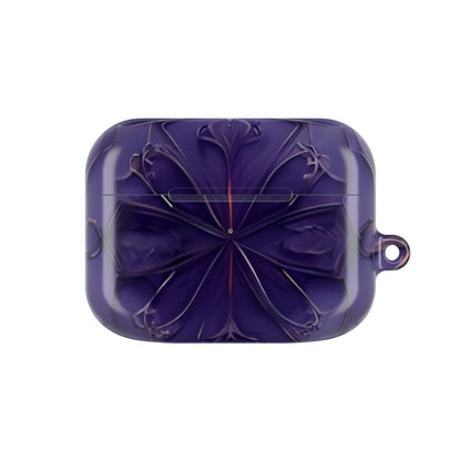 Violet Nebula AirPod Case - Purple Cosmic Earbud Cover for Gen 1, 2, 3, Pro Gen 1 & 2