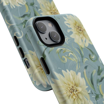 Golden Dahlia Trio iPhone MagSafe Case