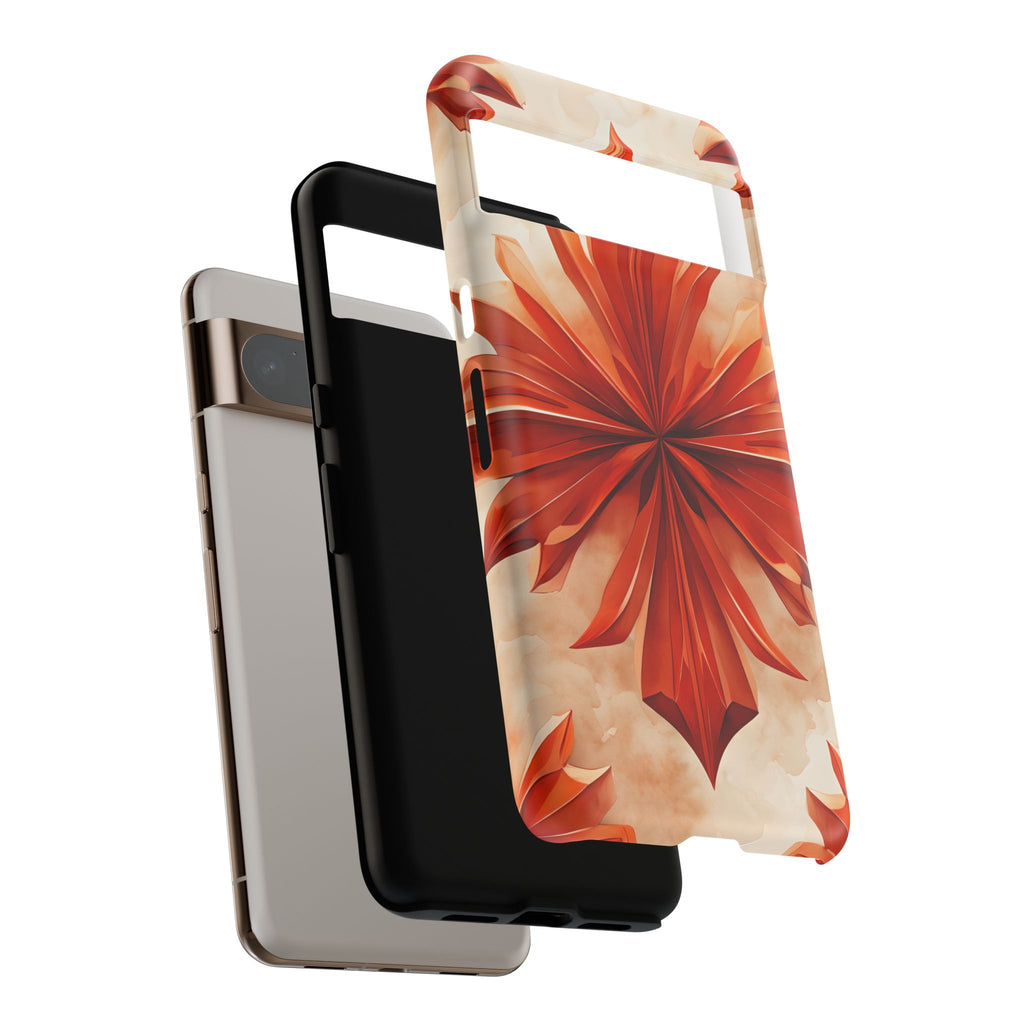 Sunset Fleur Google Pixel 8 Pro - Kaleidoscope Collection of MagSafe Compatible - Vibrant Sunset Flower Design
