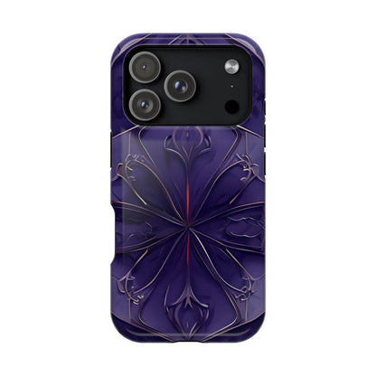Violet Nebula iPhone MagSafe Case