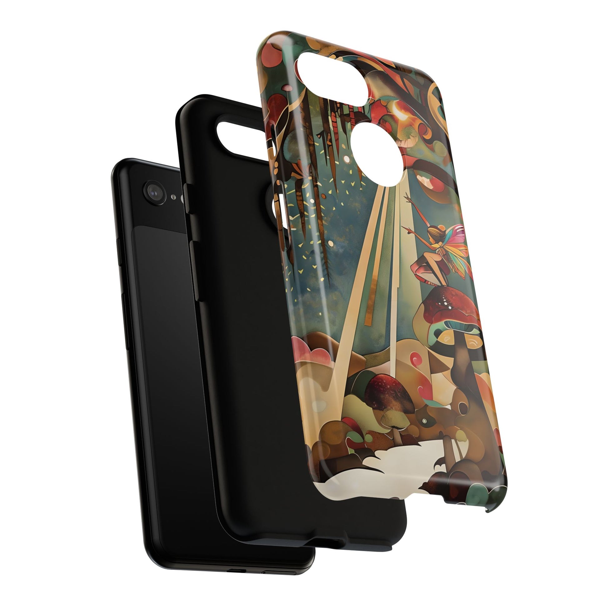 Enchanted Orchard Google Pixel 3 Tough Case - Artistic Fairy Tale Phone Cover - Elegant Protective Fantasy Art Accessory