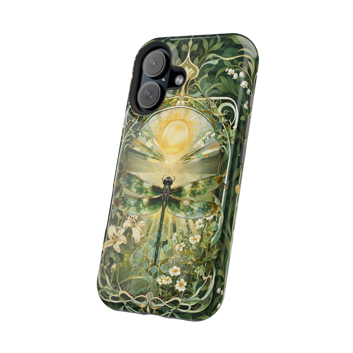 Emerald Sun Dragonfly iPhone MagSafe Case