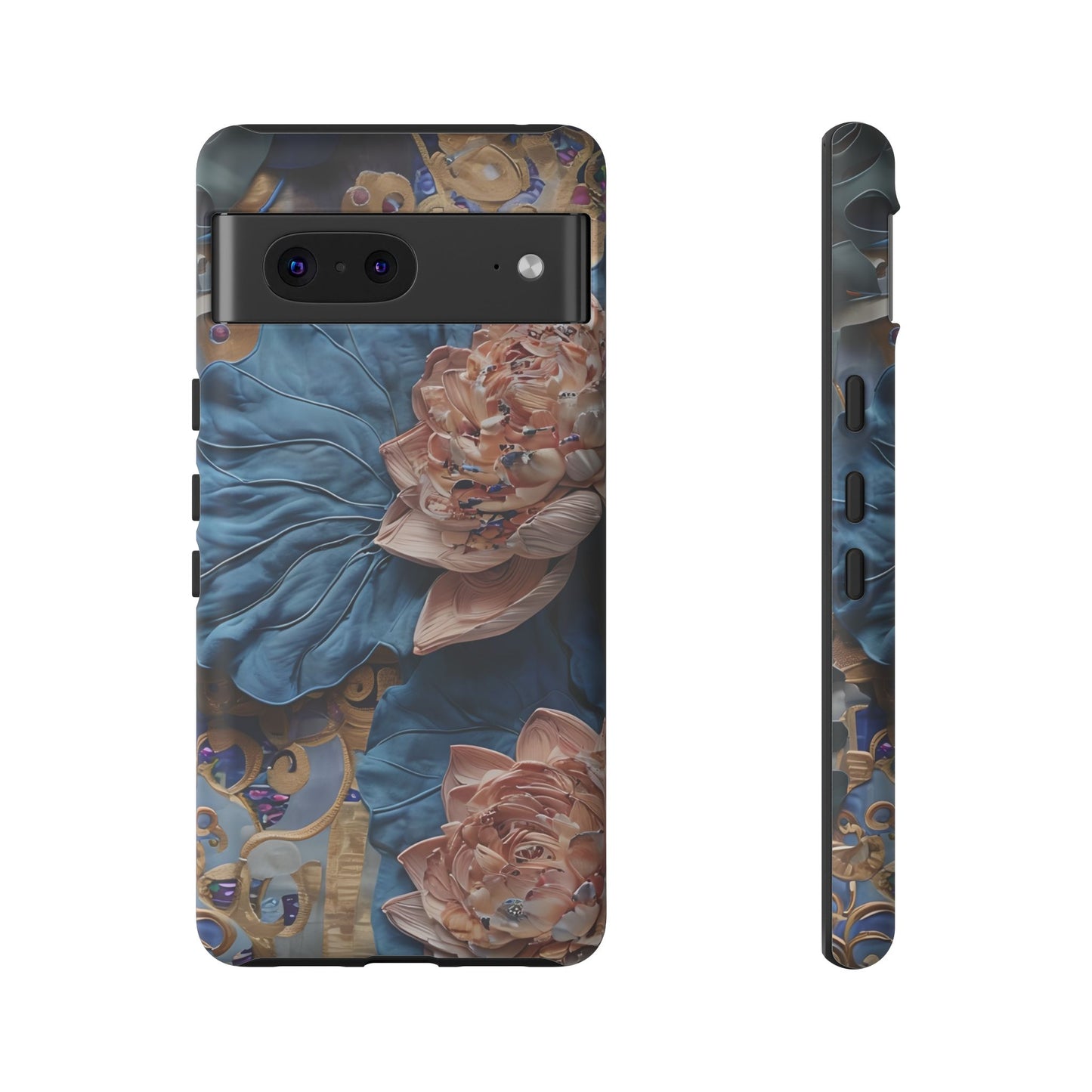 Peony Midnight Tapestry Google Pixel Tough Case