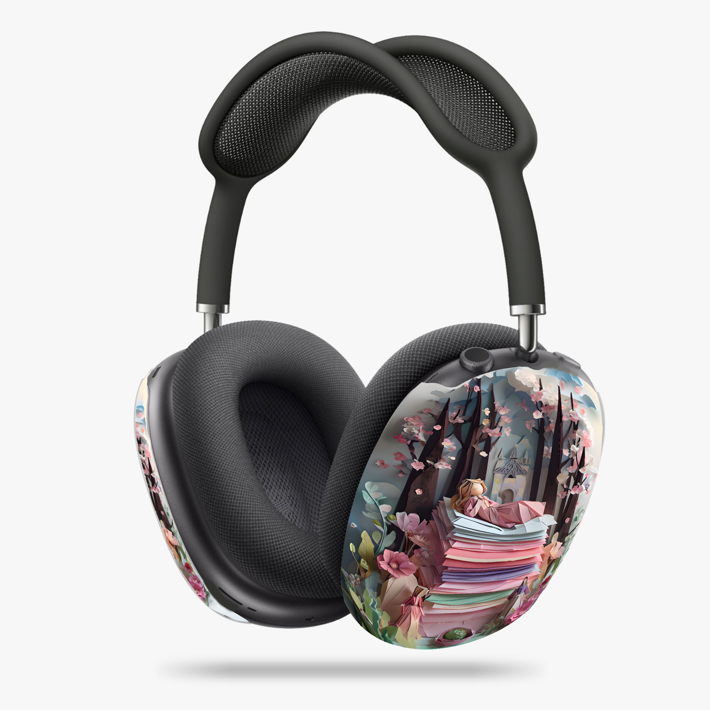 A Good Night's Sleep AirPods Max Cases, Aesthetic Earphone Cover, Gifts for Music Lovers, Stylish Tech Accessories, Whimsical Princess Design