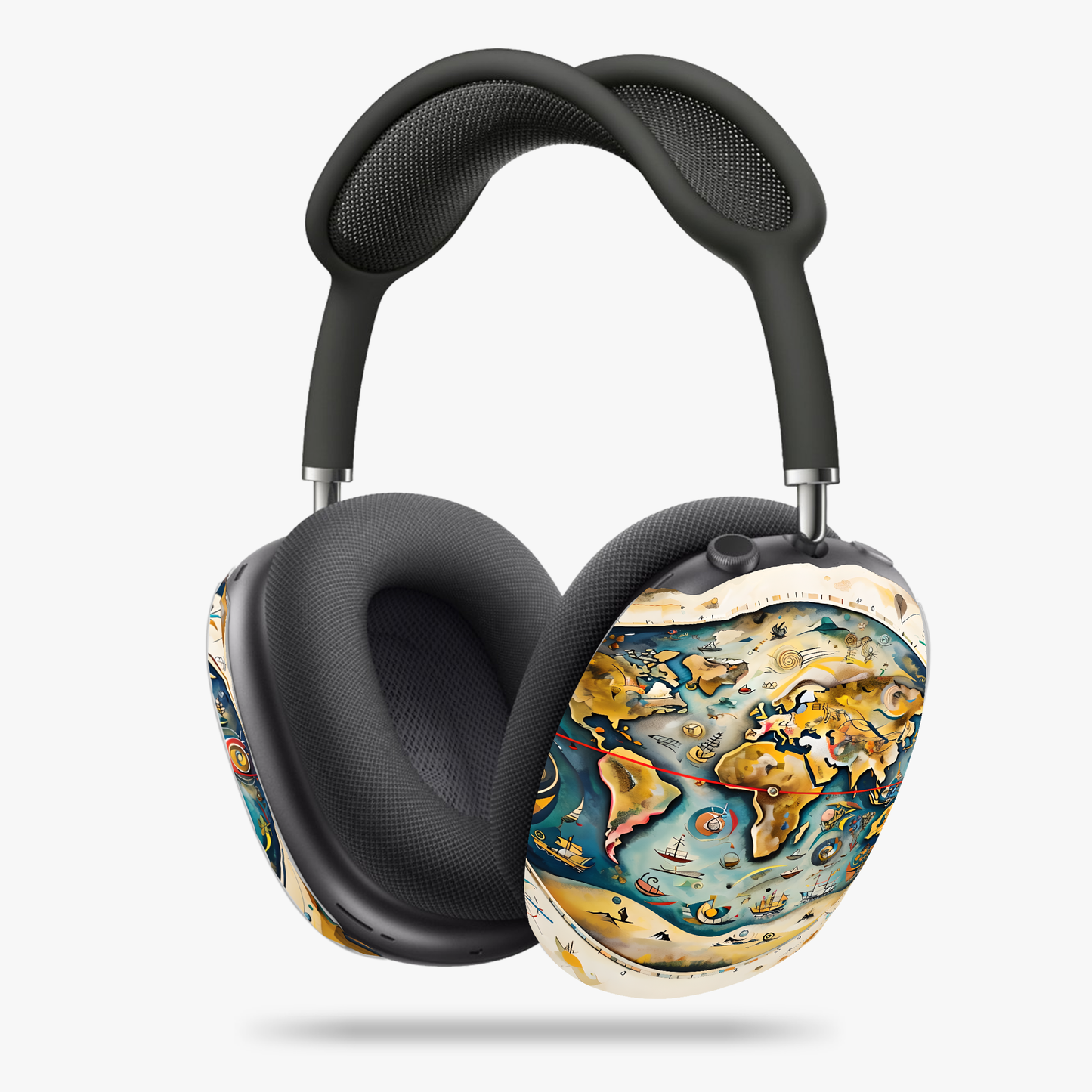 Celestial Map AirPods Max Cases - Vintage Star Chart Design for Apple Headphones