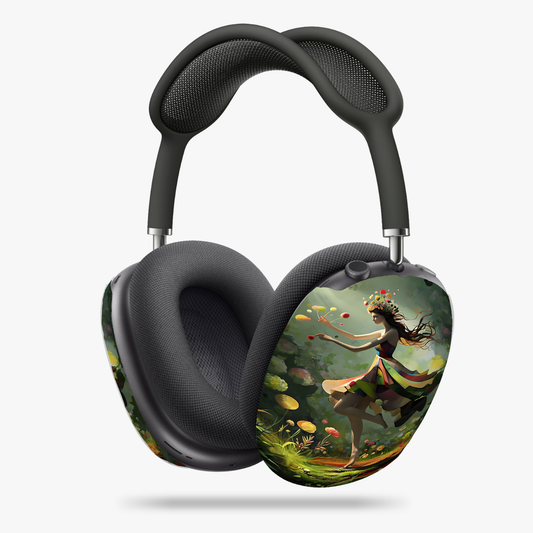 Dancing Wildflower Muse AirPods Max Cases - Enchanted Garden Art for Apple Headphones