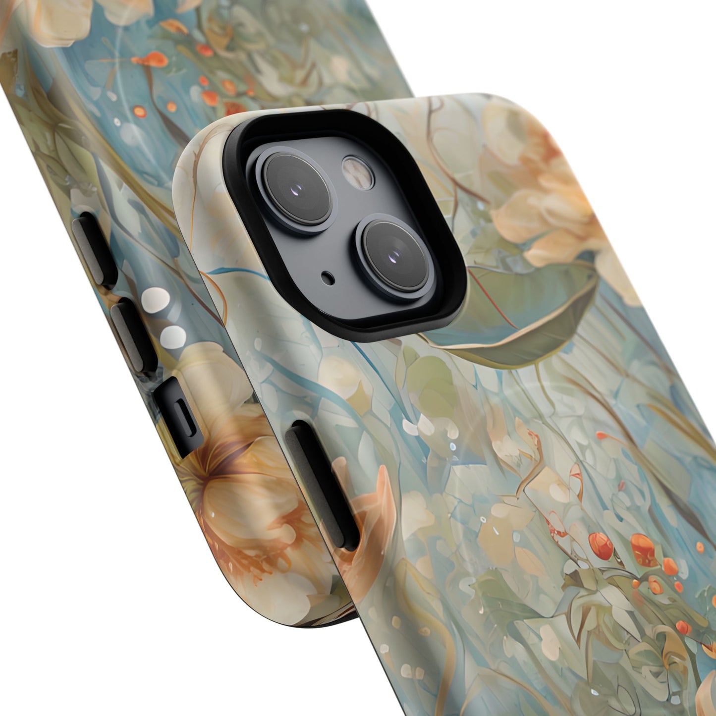 Waterlily Dreamscape - Artistic Floral iPhone MagSafe Phone Case -Waterlily & Lotus Design