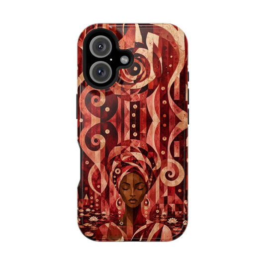 Crimson Poise iPhone MagSafe Phone Case