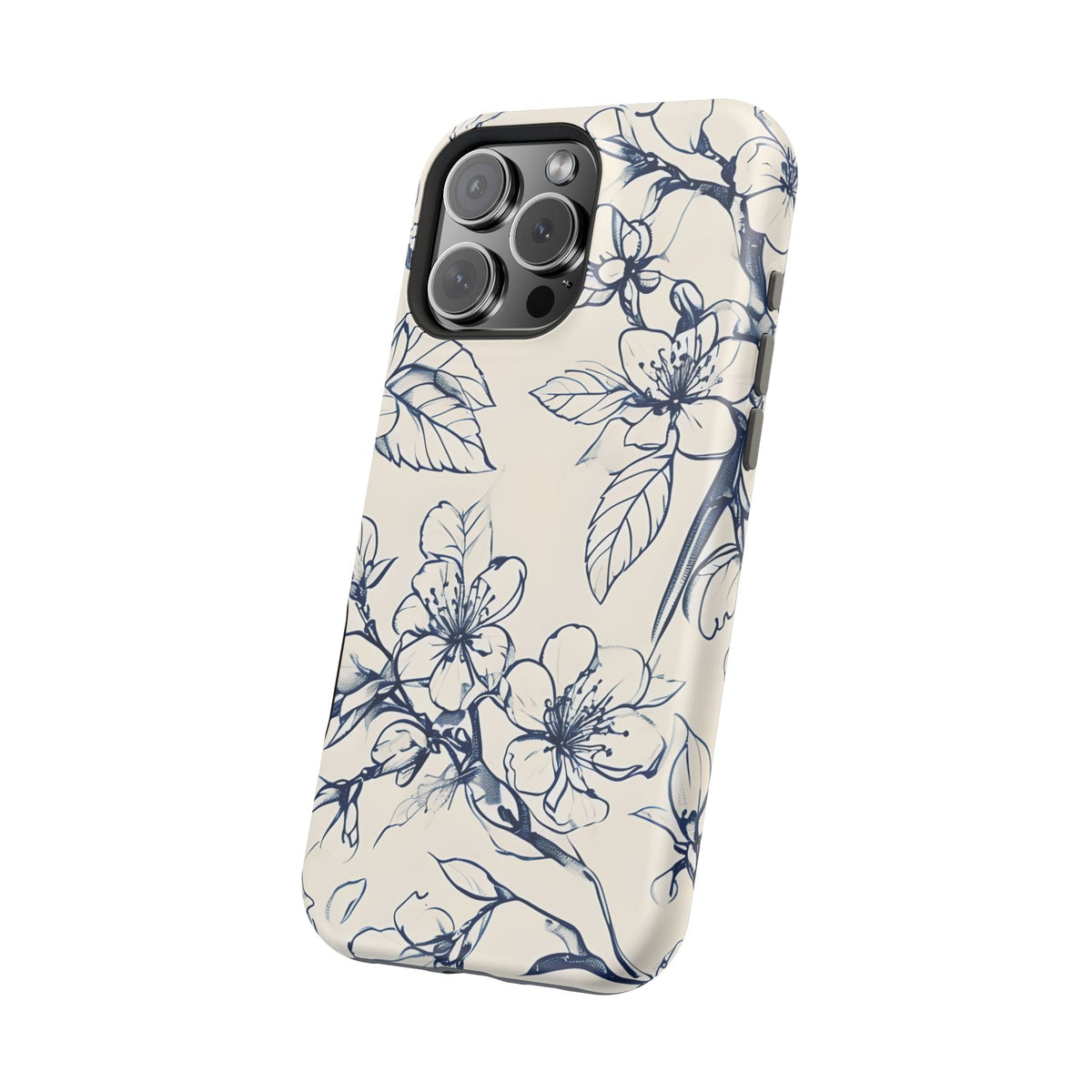 Blossom Sketch iPhone MagSafe Case