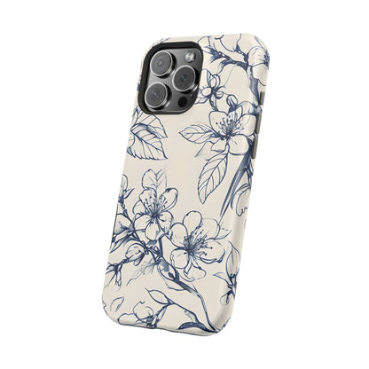 Blossom Sketch iPhone MagSafe Case