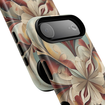 Vintage Baroque Blossom - Ornate Floral Art iPhone MagSafe Phone Case - Elegant Baroque-Inspired Design