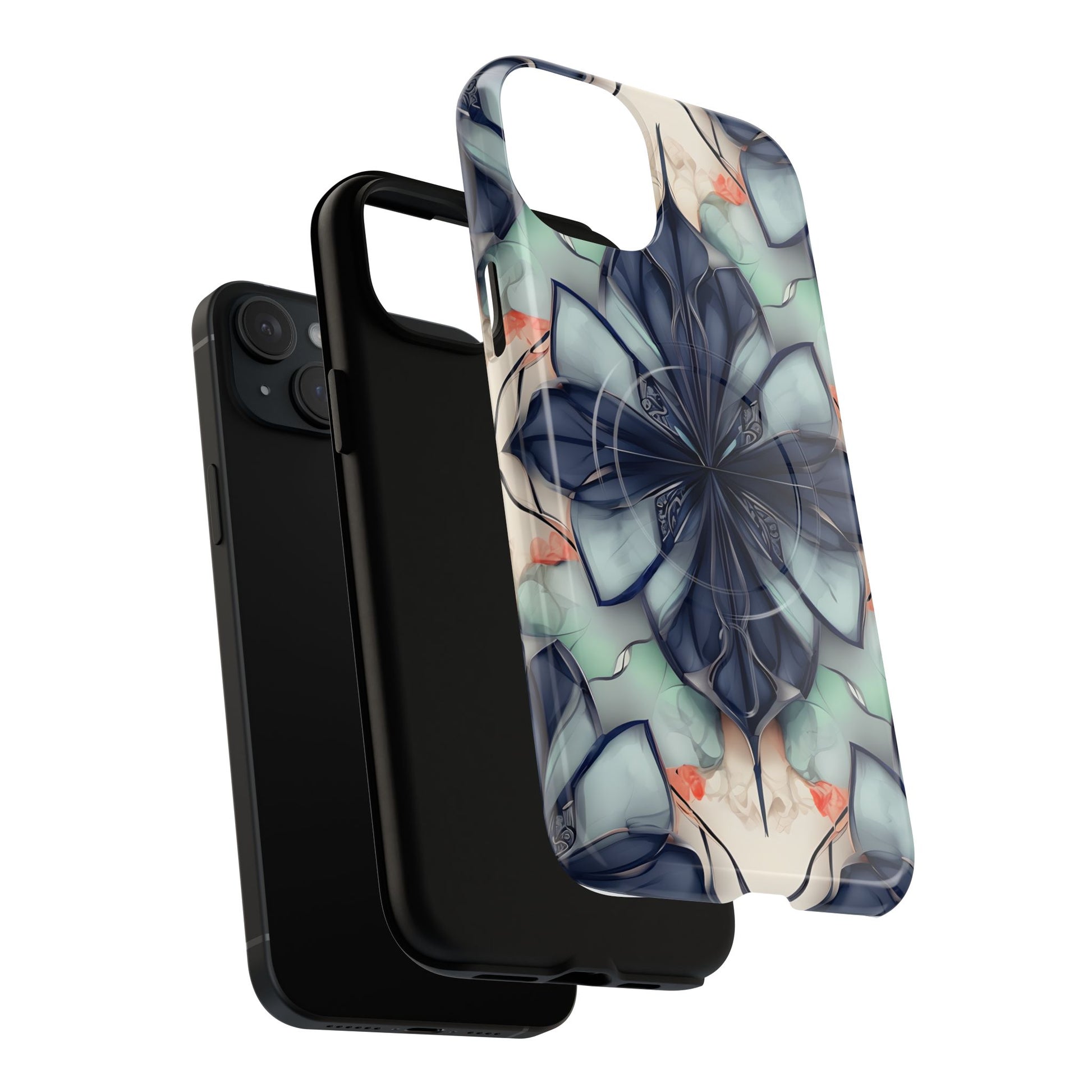 Midnight Mosaic MagSafe iPhone 15 Plus Case - Designer Shockproof Cover