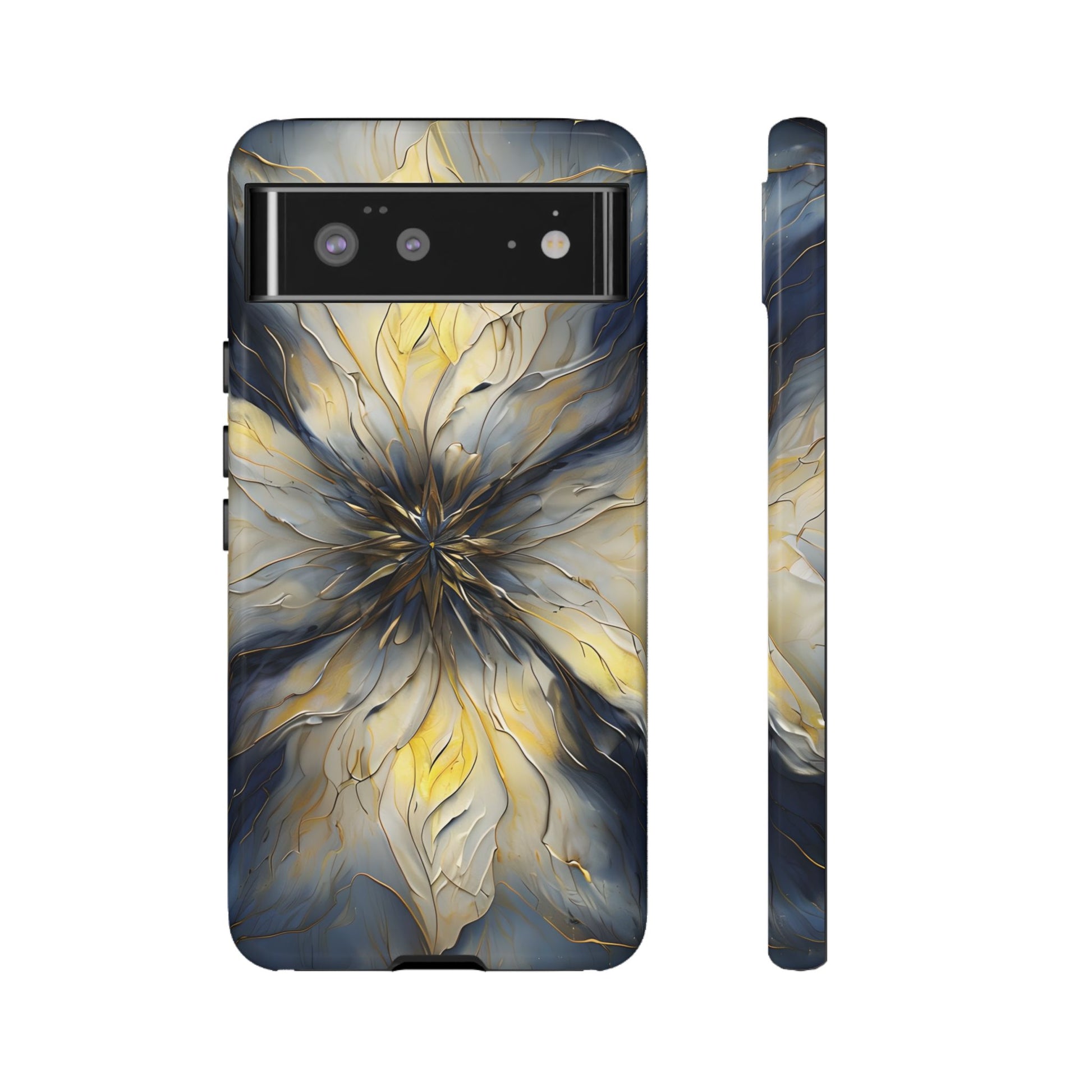 Luminous Petal Tough Case for Google Pixel 6 - Premium Artistic Shockproof Cover, Elegant Protective Phone Case