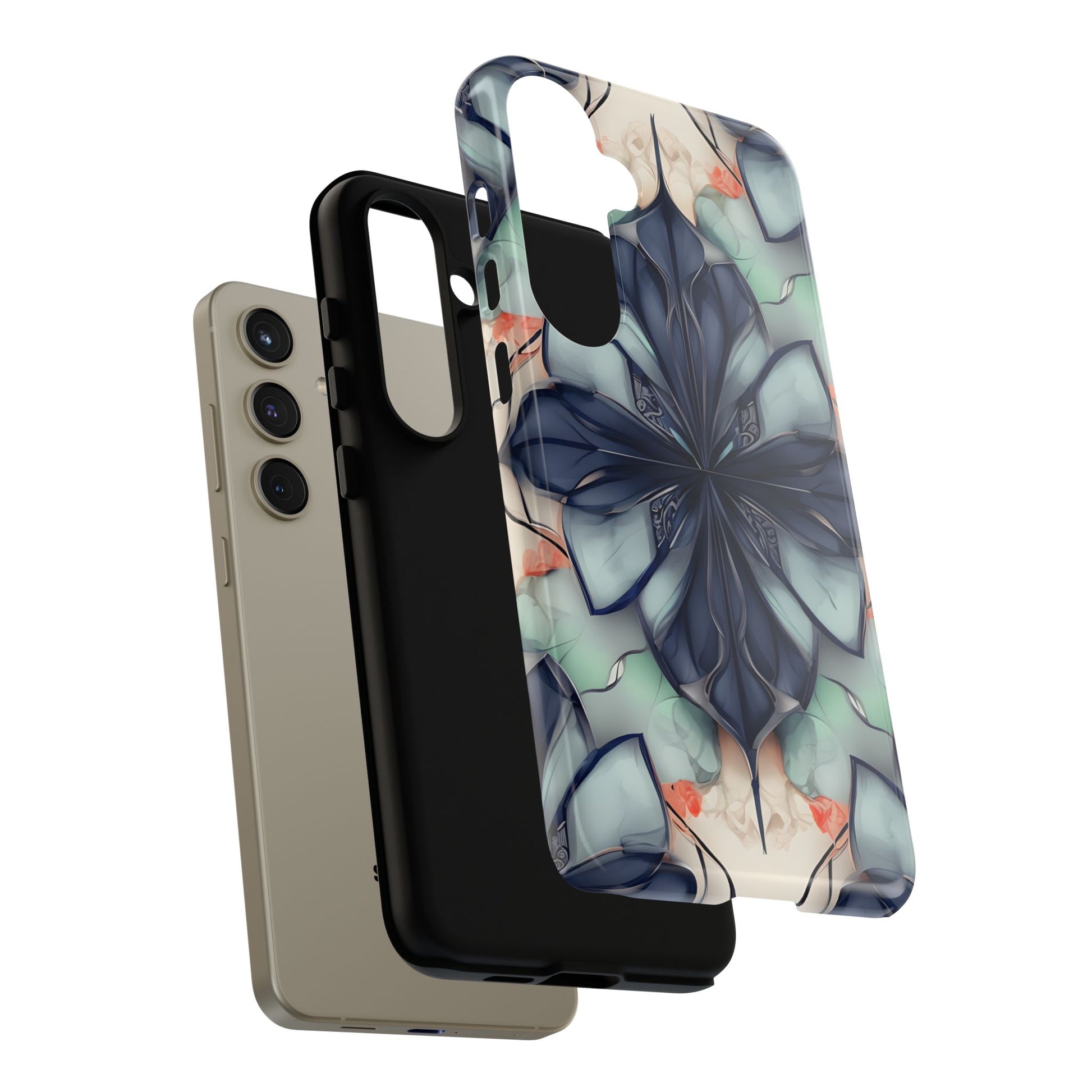 Midnight Mosaic Tough Case for Samsung Galaxy S24 Plus- Premium Shockproof Designer Phone Cover
