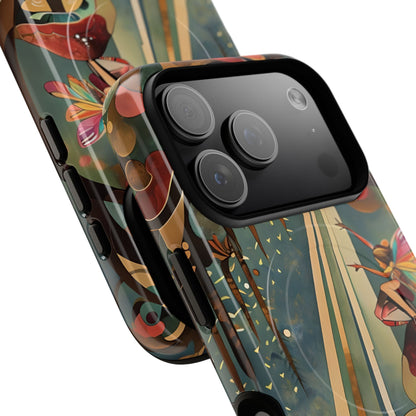 Enchanted Orchard fairy and enchanted forest illustration iPhone MagSafe case camera cutout detail