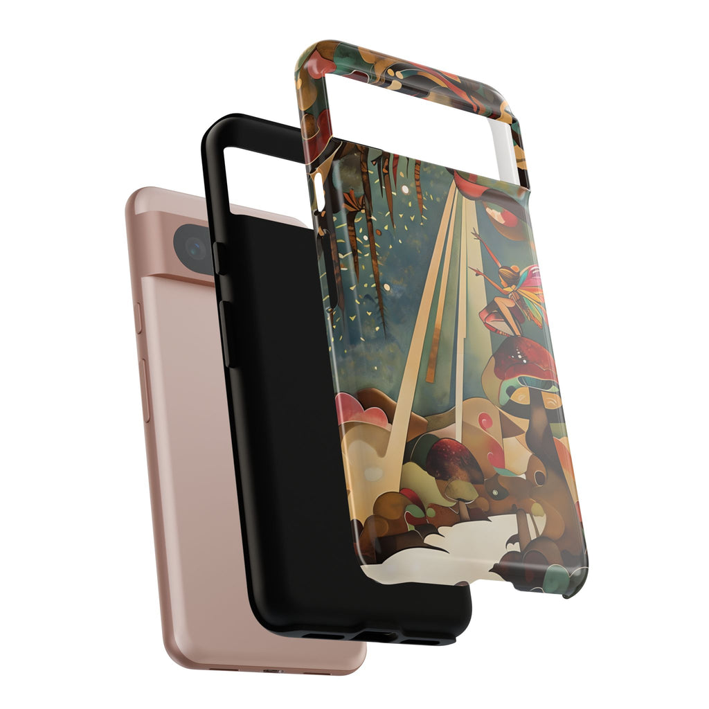 Enchanted Orchard Google Pixel 8 Tough Case - Artistic Fairy Tale Phone Cover - Elegant Protective Fantasy Art Accessory