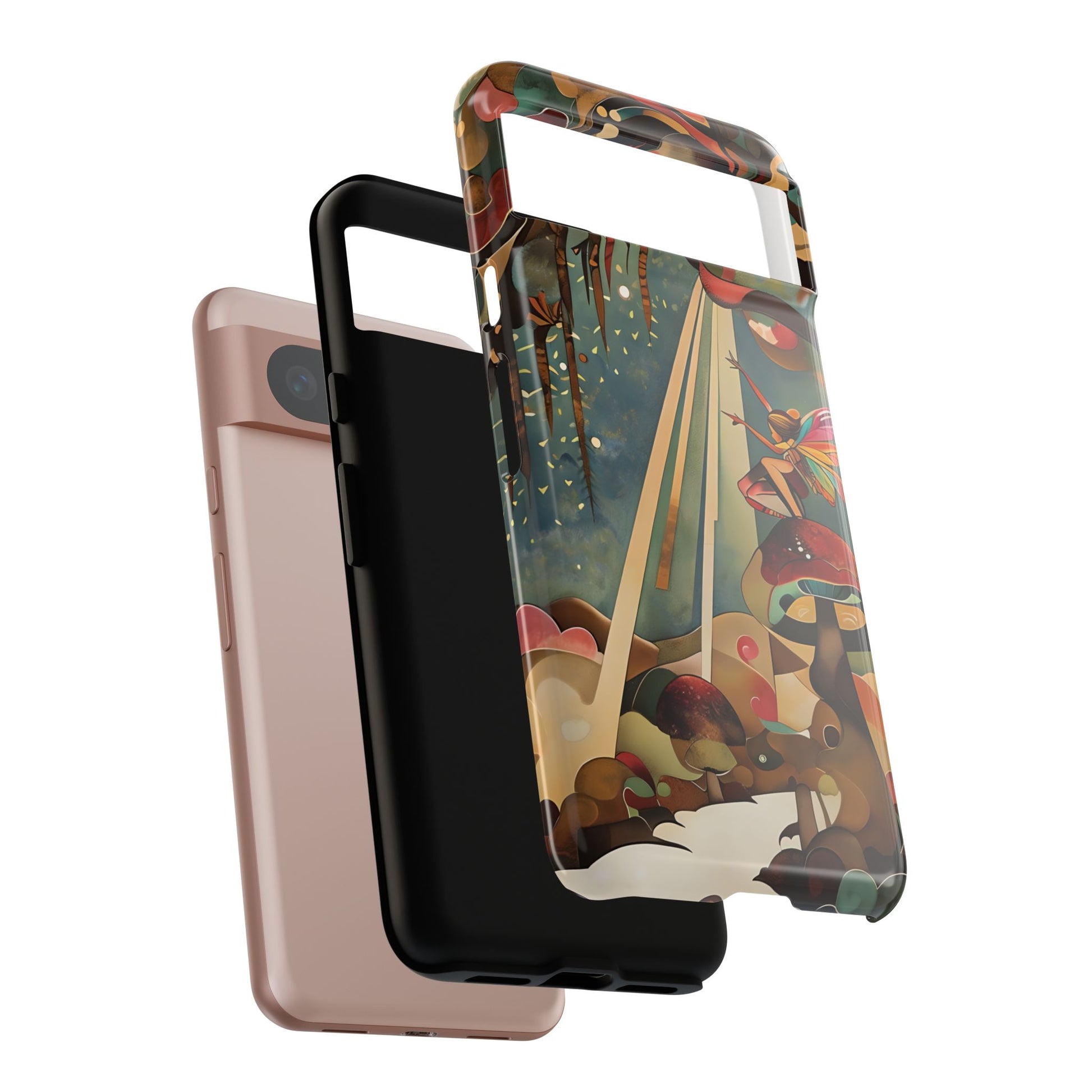 Enchanted Orchard Google Pixel 8 Tough Case - Artistic Fairy Tale Phone Cover - Elegant Protective Fantasy Art Accessory