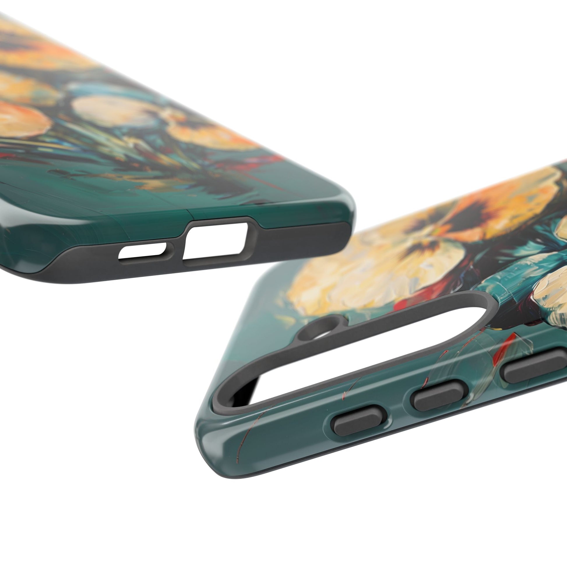 Golden Pansy Cascade Case for Samsung Galaxy S25 Plus - Premium Shockproof Designer Phone Cover