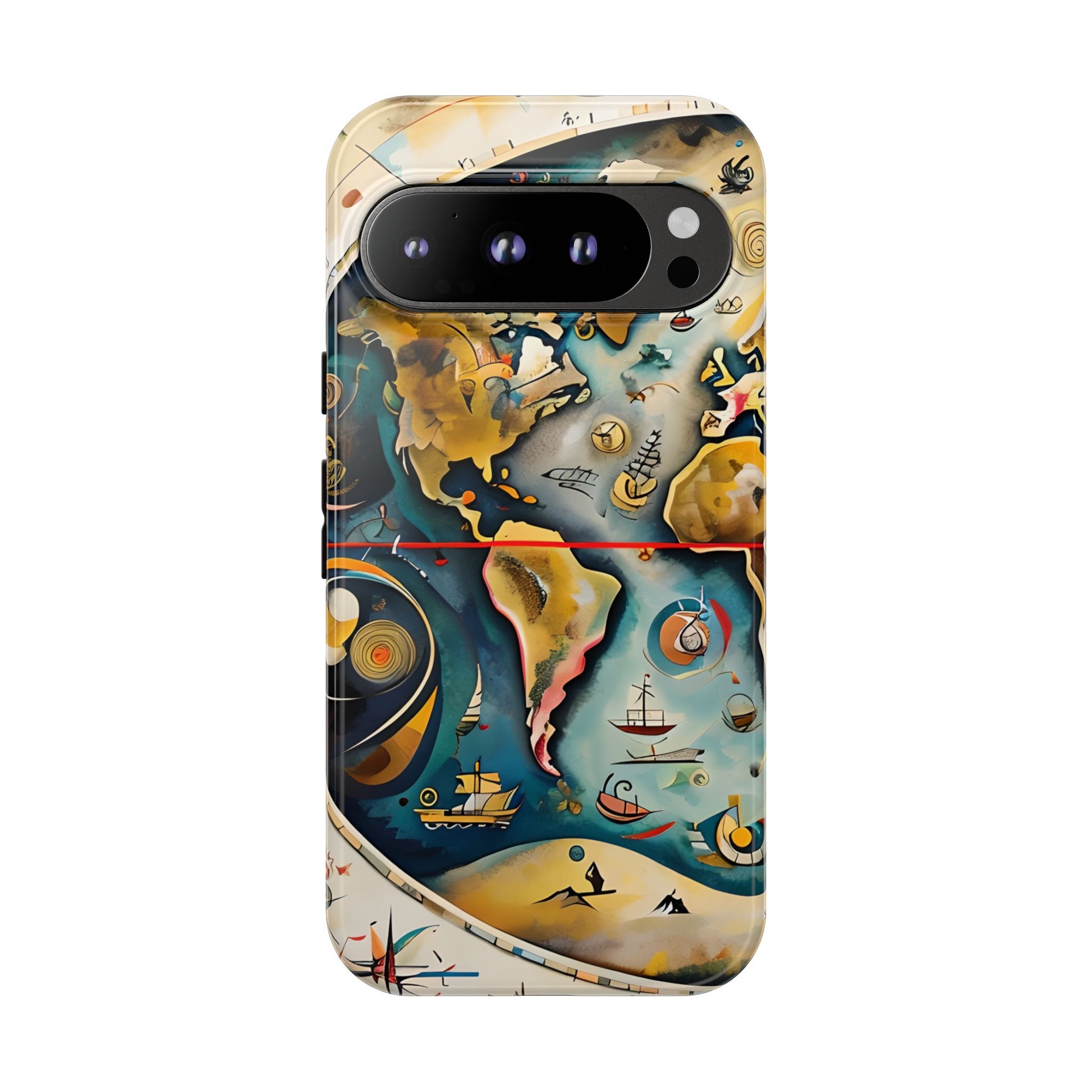 Celestial Map Google Pixel 9 Pro Tough Case - Antique Star Chart Phone Cover