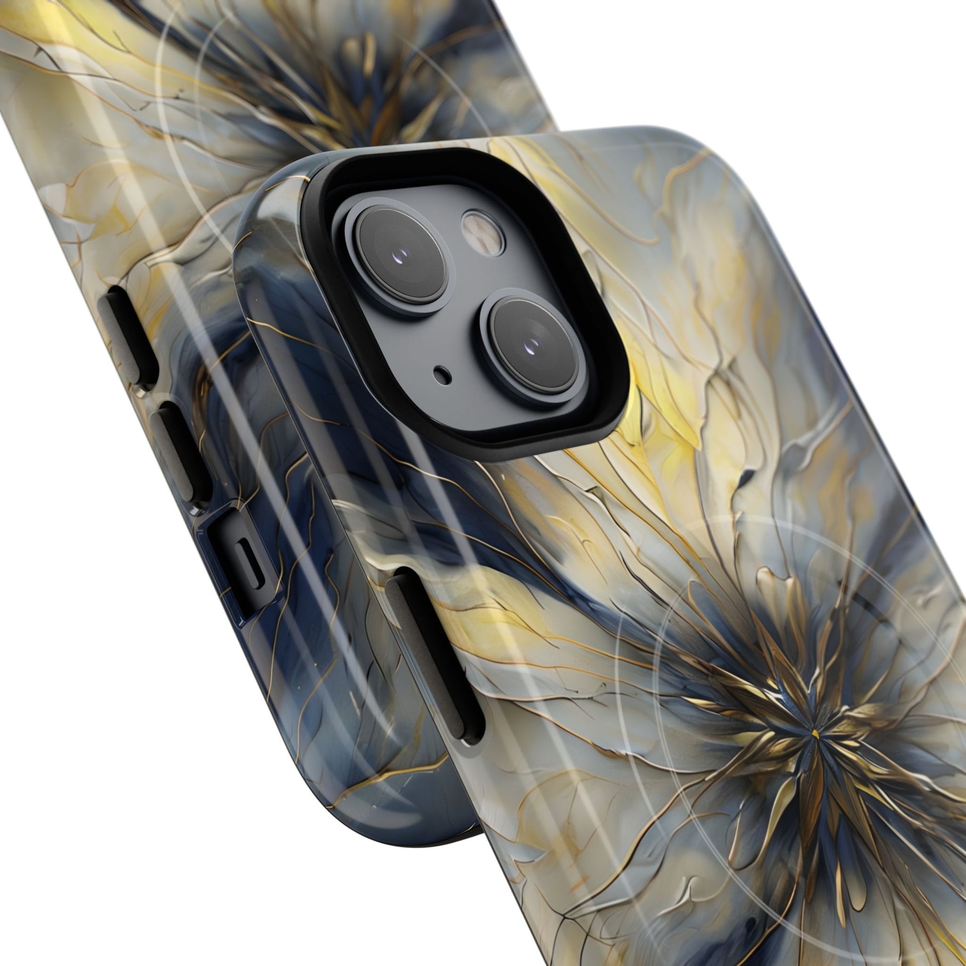 Luxury Luminous Petal MagSafe iPhone 14- Designer Shockproof Cover