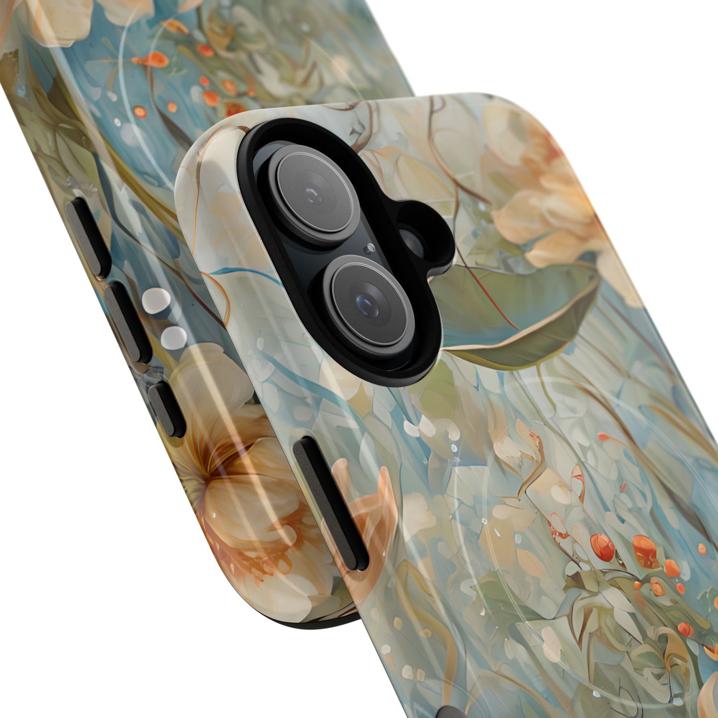 Waterlily Dreamscape - Artistic Floral iPhone MagSafe Phone Case -Waterlily & Lotus Design