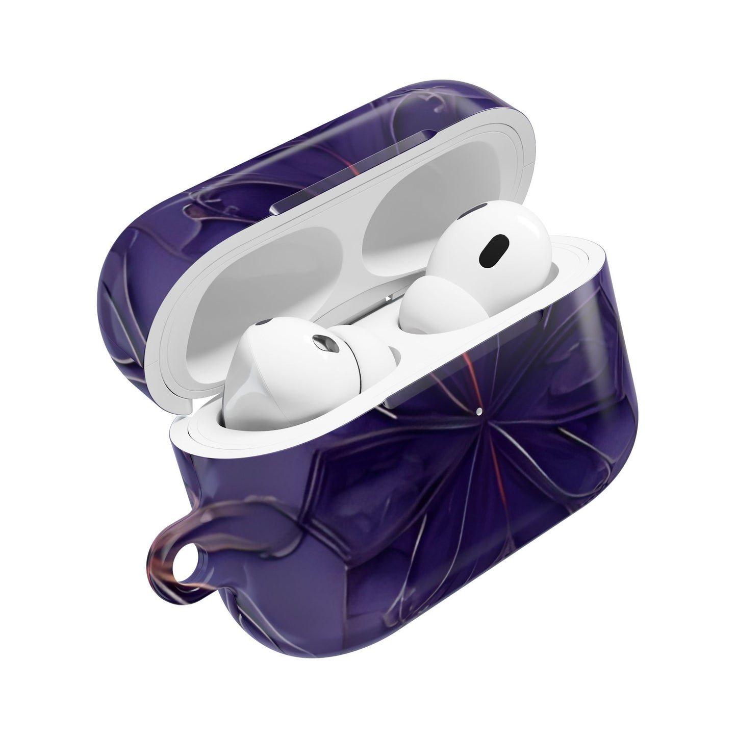 Violet Nebula AirPod Case - Purple Cosmic Earbud Cover for Gen 1, 2, 3, Pro Gen 1 & 2