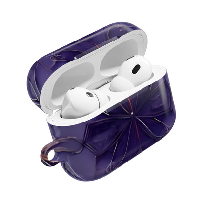Violet Nebula AirPod Case - Purple Cosmic Earbud Cover for Gen 1, 2, 3, Pro Gen 1 & 2