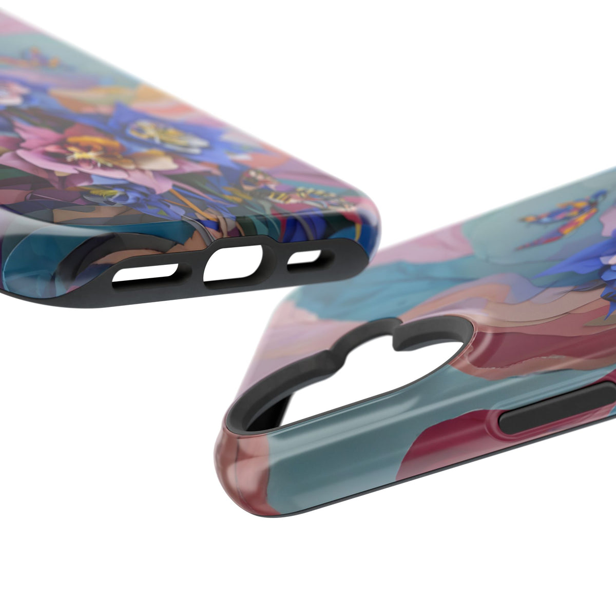 Blue Columbine Carnivale iPhone MagSafe Case
