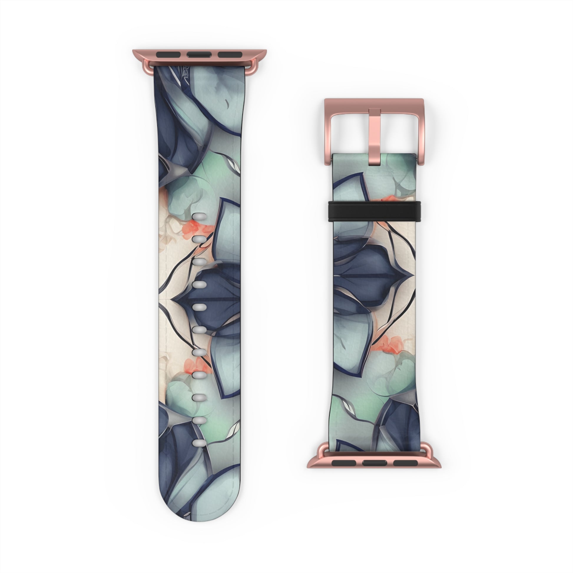 Midnight Mosaic Designer Apple Watch Band - Premium Custom Strap for Series 1-9, SE & Ultra - Artistic Vegan Leather