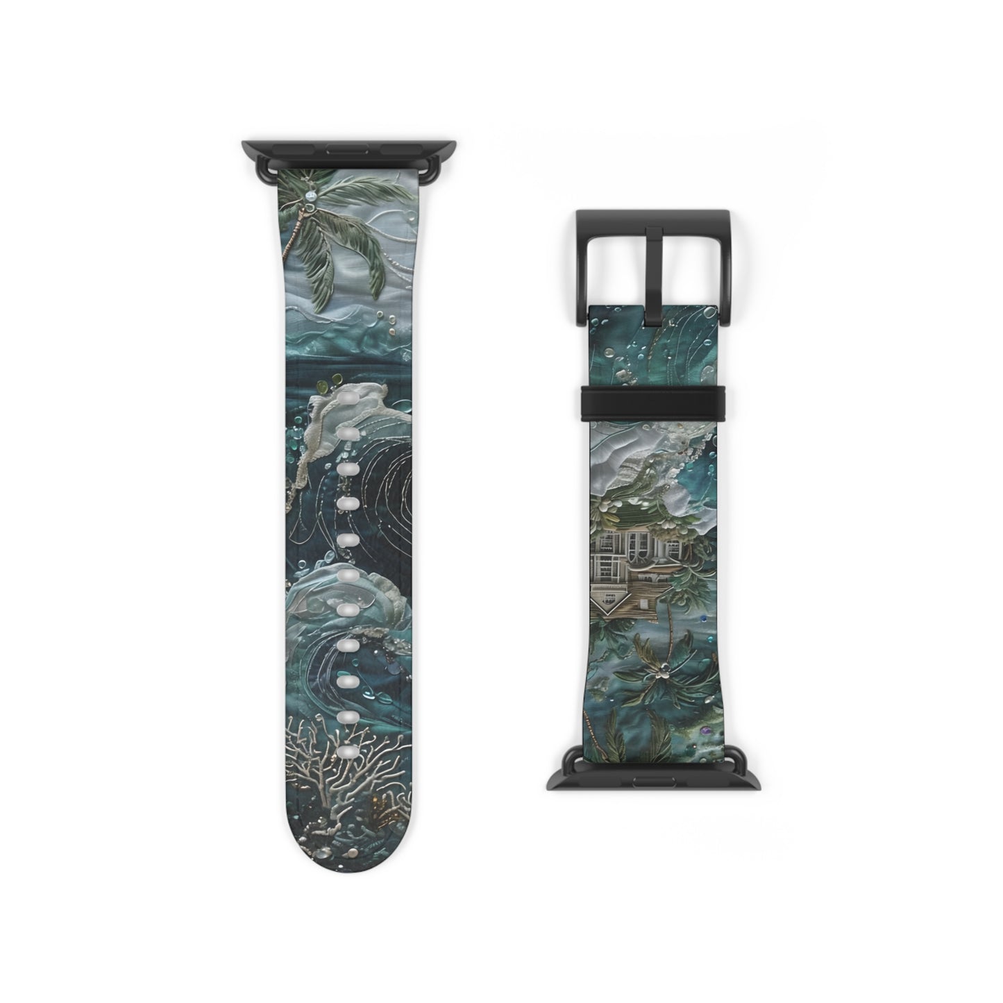 Tropical Midnight Wave Apple Watch Band