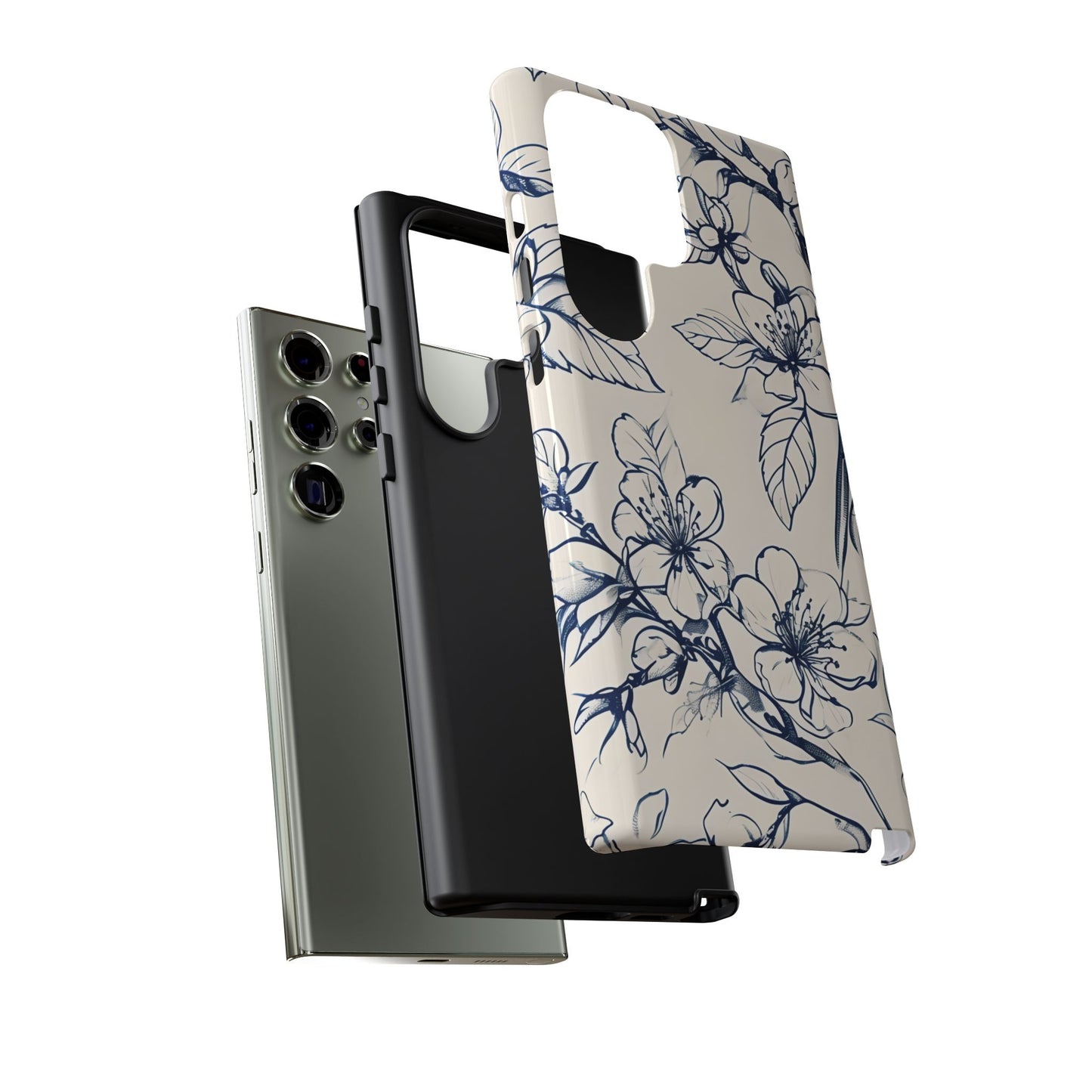 Blossom Sketch Samsung Galaxy Tough Case